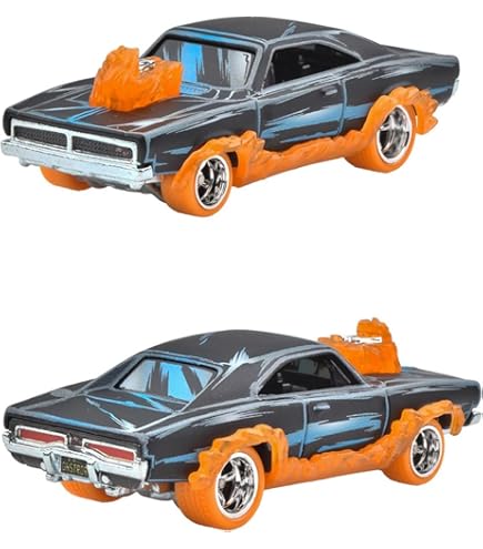 Amazon | Hot Wheels Ghost Rider Dodge Charger | ミニカー・ダイ