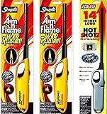 3パック – 1パックCalicoホットショット2 Xtra Long + 2パックScriptoマルチ目的Wind Resistantライター(アソートカラー)