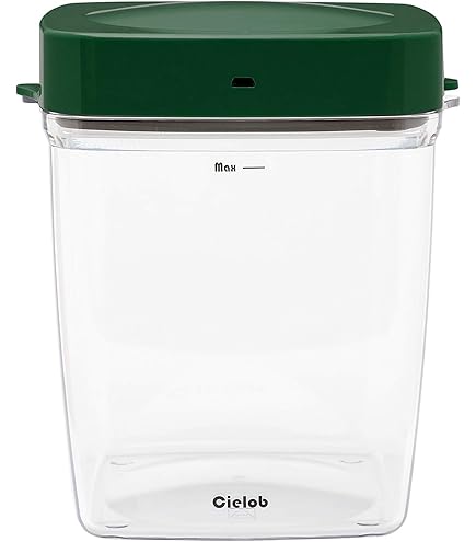 Amazon｜Cielob セーロブ 自動真空キャニスター スクエアタイプ 食材