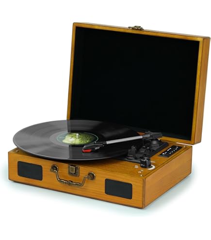レコードプレーヤー Amazon.co.jp: Hoshikou Denpa ヴィンテージ レコードプレーヤー