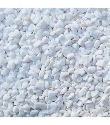 Amazon | 高級玉砂利 1分（3mm～5mm）650g 白玉石 砂利 砕石 玉石