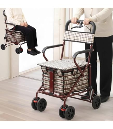 Amazon | HEINALOUS シルバーカー 高齢者用 歩行器 軽量コンパクト