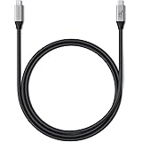 Satechi USB 4 Pro ケーブル, USB-IF 認証, 240W パワーデリバリー, 8K@60Hz/ 4K@120Hz シングル または 4K@60Hz デュアルディスプレイ, 40Gbps データ転送, 後方互換性 2.0 USB-