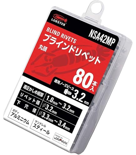 株 ロブテックス エビ ブラインドリベット 丸頭 ステンレス/スティール製 4-1 1000本入 LSS41 期間限定 ポイント10倍