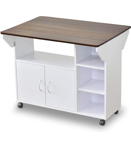 Amazon.co.jp: クロシオ キッチンラック ホワイト 幅90cm スマート