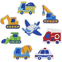 aya様☆男の子用 アデラジャ カーズ ワッペンレッスンバッグ他オーダーページ Amazon.co.jp: EUSTACEワッペン ショベルカー アップリケ