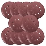 Wrightjp サンドペーパー サンディングペーパー セット ダブルアクション マジック ペーパー ディスク サンダー 研磨 紙やすり 8穴あき サンダー用 40/60/80/100/120/150
