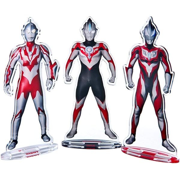 Amazon Co Jp ウルトラギャラクシーファイトニュージェネレーションヒーローズ ウルトラマンオーブ ウルトラマンジード ウルトラマンリブットアクリルフィギュア アクリルスタンド ホビー 通販
