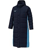 Amazon.co.jp: [ミズノ] ベンチコート 12JE6G60 14 ネイビー S