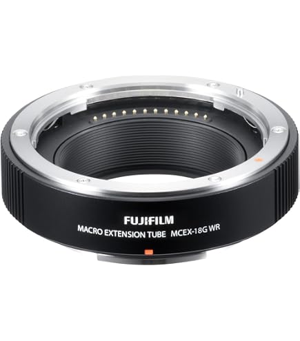 Amazon | Fujifilm マクロ延長チューブ MCEX-45G WR ブラック | 富士