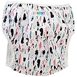 ベビーの水遊びにスイムパンツ　★赤ちゃんの水あそびに！洗って使えるので紙パンツよりとっても経済的でかわいいので大人気 (Feather)