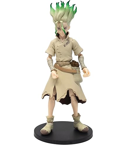 Dr.STONE 石神千空　あさぎりゲン　オビツ11 フィギュア Amazon.co.jp: Dr.STONE FIGURE of STONE WORLD-造形の科学-あさぎり