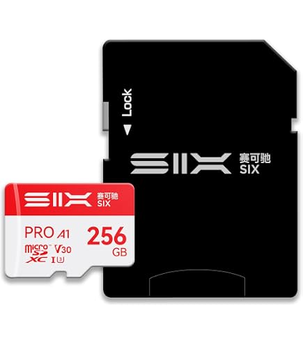 Amazon | SIX M100 128GB Micro SDカード 最大読込速度100MB/s - A1