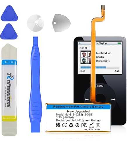 Amazon | iPod Classic クラシック 80GB 120GB 最終型160GB バッテリー