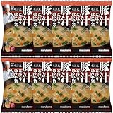 【野﨑洋光監修】マルコメ フリーズドライ顆粒みそ汁 豚汁 1食 ×10個