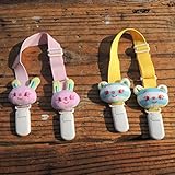 ボリボンウーフ ベベハンカチクリップ F ウサギ