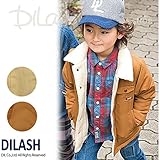 (ディラッシュ) DILASHボア衿キャンバス中綿入りジャケット/冬 アウター 防寒 140 キナリ