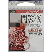 Amazon | がまかつ(Gamakatsu) ケン付真鯛 フック 金 12号