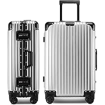 [LNMLAN] スーツケース　アルミボディ　Mサイズ　６０L 【TSAロック】 Amazon | [LNMLAN] スーツケース アルミ・マグネシウム合金