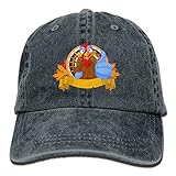 大人 デニム キャップハッピー 感謝祭 トルコ 英字 プリント 大人気 ヒップホップ レジャー・キャップ オールシーズン 紫外線対策 日よけ 小顔効果 プリント付き 無地 ライトブルー