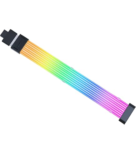 グラフィックボード・グラボ・ビデオカード LIAN LI STRIMER PLUS 16PIN-12 V2 Lian Li 12VHPWR Strimer Plus V2 12+4Pin 16Pin PCI-e Cable