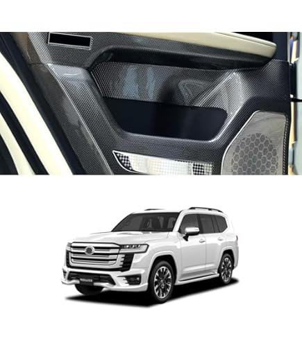 ランドクルーザー300系対応 ドアキックガード4枚セット カーボン調