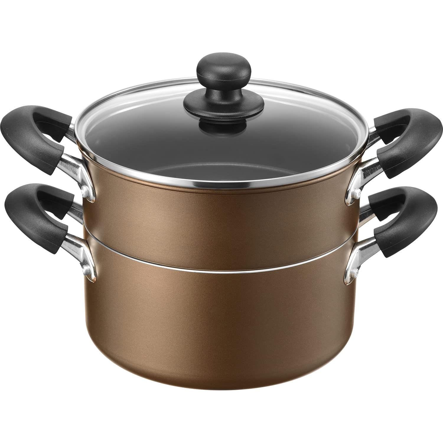 【ブラックフライデー】【68%OFF】【2,254円】 和平フレイズ 直火・IH対応 ふっ素加工 二段蒸し器 20cm