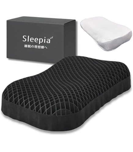 Amazon｜[CALQS ダブル枕PLUS パールグレー(冷感素材)] 枕 ピロー