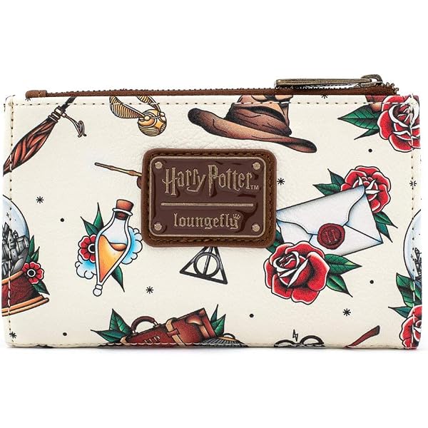 Loungefly Borsa A Tracolla Harry Potter Dark Mark, Pelle Vegana Con Ricami E Ciondolo Serpente, 24x18x10 Cm