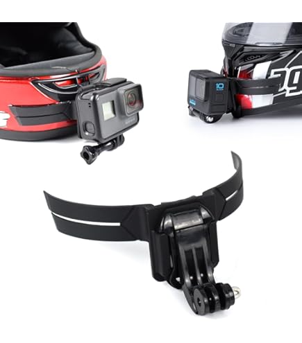 Amazon | ヘルメット用 小型カメラ顎マウント 粘着タイプ 貼る