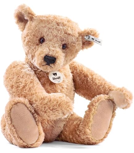 Steiff Classic Teddy Bear Plush Toy (Brass) : Amazon.com.au