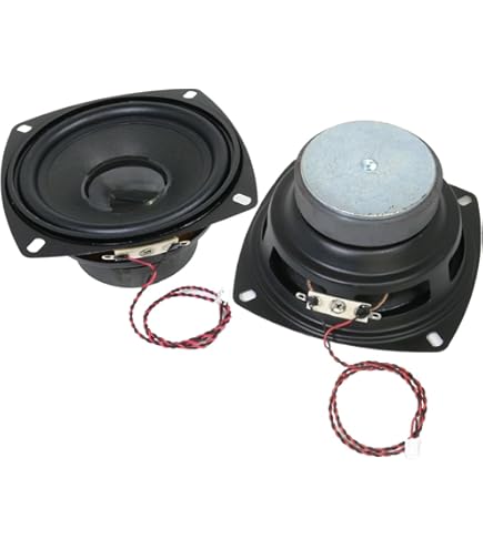 Amazon.co.jp: P1000K互換形状 10cm フルレンジスピーカーユニット 3.5