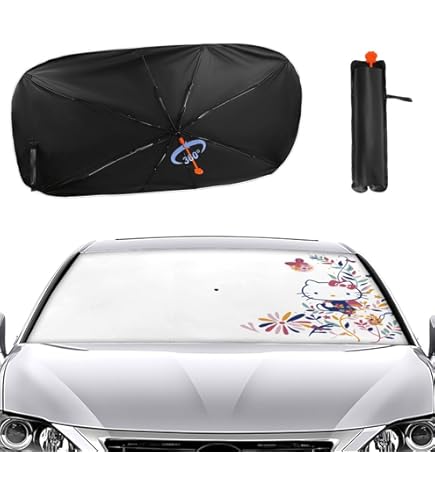 Amazon.co.jp: ハローキティ サンシェード 車 フロント 折り畳み
