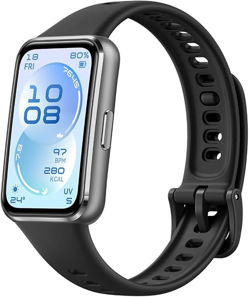HUAWEI Band 11 Aluminum Edition スマートウォッチ 薄型軽量17g アルミニウムケース 24時間睡眠管理 1500nits高輝度 1.62大画面 14日間持続バッテリー 情緒モニタリング LINE通知 ブラック - 1