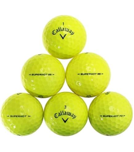 Amazon.co.jp: Callaway Supersoftイエロー36パックゴルフボールミント