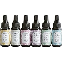 Amazon.co.jp: レジン 着色剤 6色セット 10g×6本 セット 作家のための