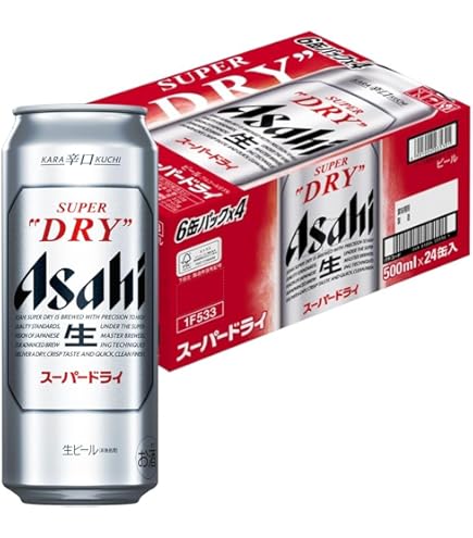 Amazon.co.jp: アサヒ スーパードライ 500ml 1ケース(24缶入) : 食品