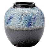 信楽焼 へちもん 花瓶 流彩 丸 1-2539