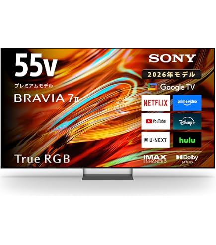 Amazon | ソニー 65インチ 4K 液晶 RGB Mini LED テレビ ブラビア K