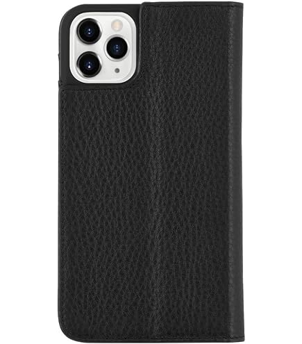 Apple Leather Folio Case for iPhone 11 Pro Max - Black, Slim Fit