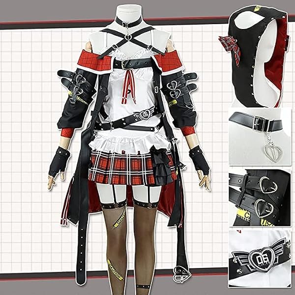Amazon.co.jp: TKSYS☆沙花叉クロエ コスプレ衣装 （ウィッグ 靴別売り
