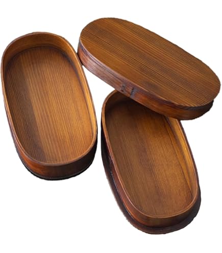 柴田慶信商店　白木　曲げわっぱ　つくし弁当箱　二段　被せ蓋小 Amazon.co.jp: 柴田慶信商店 白木 曲げわっぱ つくし弁当箱 二段