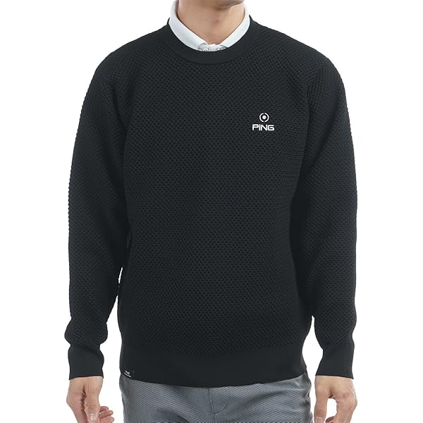 Amazon.co.jp: [ピン アパレル] メンズ クルーネックニット (吸水速