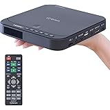 [山善] ミニ DVDプレーヤー コンパクト CD/DVD 再生専用 CPRM対応 HDMI対応 USB給電 HDMIケーブル/AVケーブル/リモコン付き CDVP-MINI15HD(B)