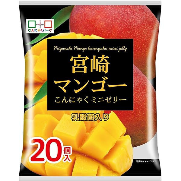 Amazon.co.jp: こんにゃくパーク 宮崎マンゴー こんにゃく