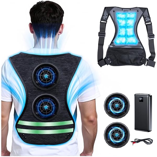 Amazon | [Monoyoi] ベスト 空調作業服 冷却ベスト 最大-30℃瞬間冷却