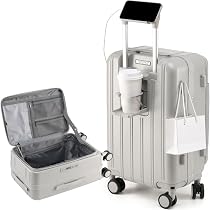 ALPHASKY スーツケース キャリーケース 機内持ち込み可 旅行 Amazon | [スカイフライ] スーツケース 片開き キャリーケース 軽量 多