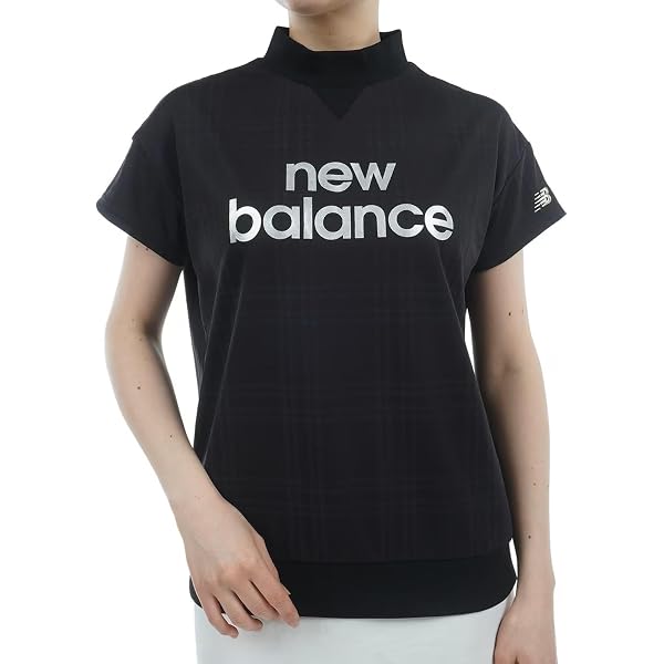 New balance　モックネック長袖ストレッチシャツ 楽天市場】ニューバランス長袖モックネックシャツの通販