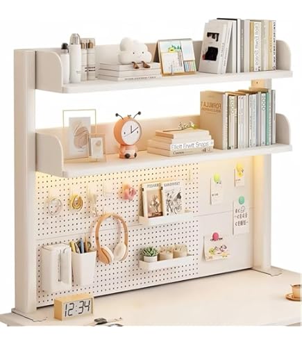 Amazon.co.jp: TUIYIDUO 机上ラック 有孔ボード 卓上ラック