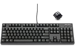 FILCO Majestouch + ASK CHERRY MX スピードシルバー軸 フルサイズ 英語配列 104キー PBT2色成形アスファルトキーキャップ搭載 Nキーロールオーバー対応 ファンクションキー機能搭載 ブラック